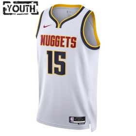Dječji NBA Dres Denver Nuggets Nikola Jokic 15 Nike 2022-23 Association Edition Bijela Swingman